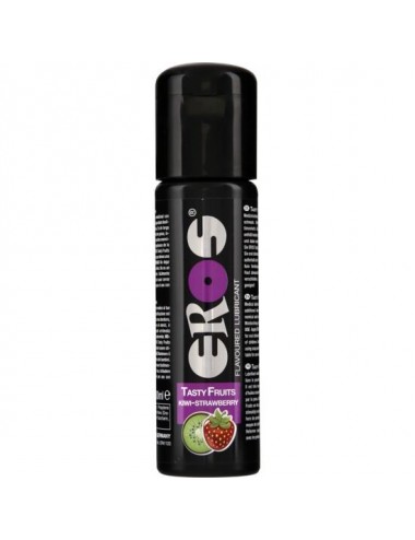 Sextoys - Lubrifiants - EROS TASTY FRUITYLOVE SABOR FRESA KIWI 100ML - Eros Classic Line