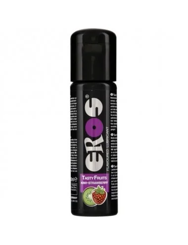Sextoys - Lubrifiants - EROS TASTY FRUITYLOVE SABOR FRESA KIWI 100ML - Eros Classic Line