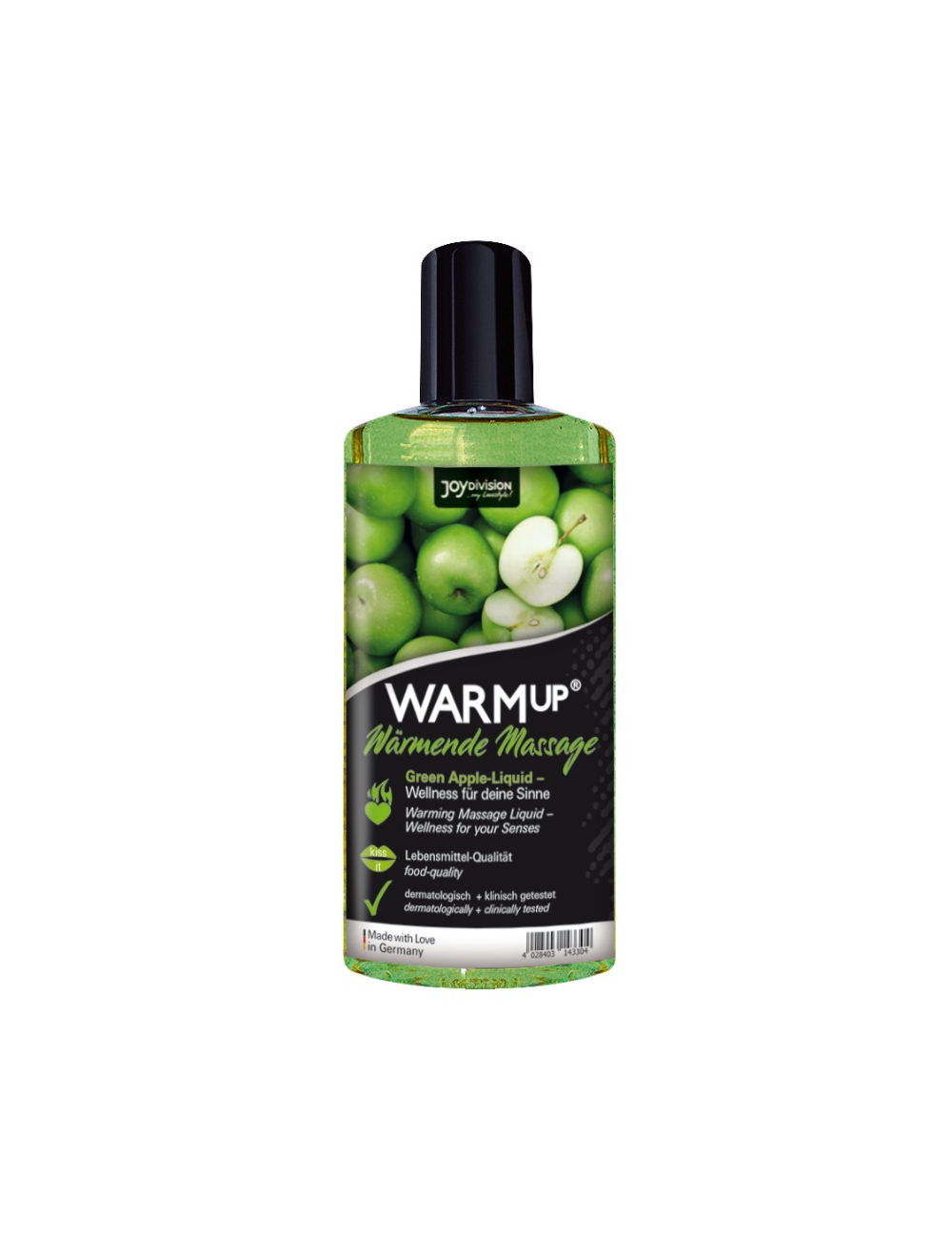 AQUAGLIDE - HUILE DE MASSAGE WARMUP POMME VERTE - 150 ML - Huiles de massage - JOYDIVISION WARMUP