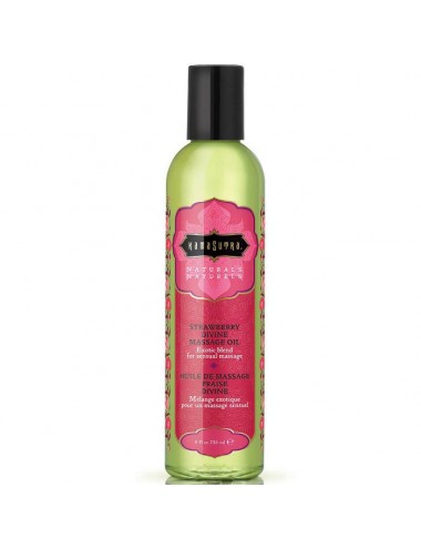 KAMASUTRA NATURALS MASSAGE HUILE FRAISE - Huiles de massage - Kamasutra Cosmetics