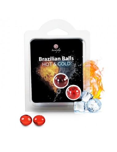 Sextoys - Jeux coquins - BALLES BRÃSILIENNES EFFET CHALEUR ET FROID 2 UNITES - Secretplay Cosmetic