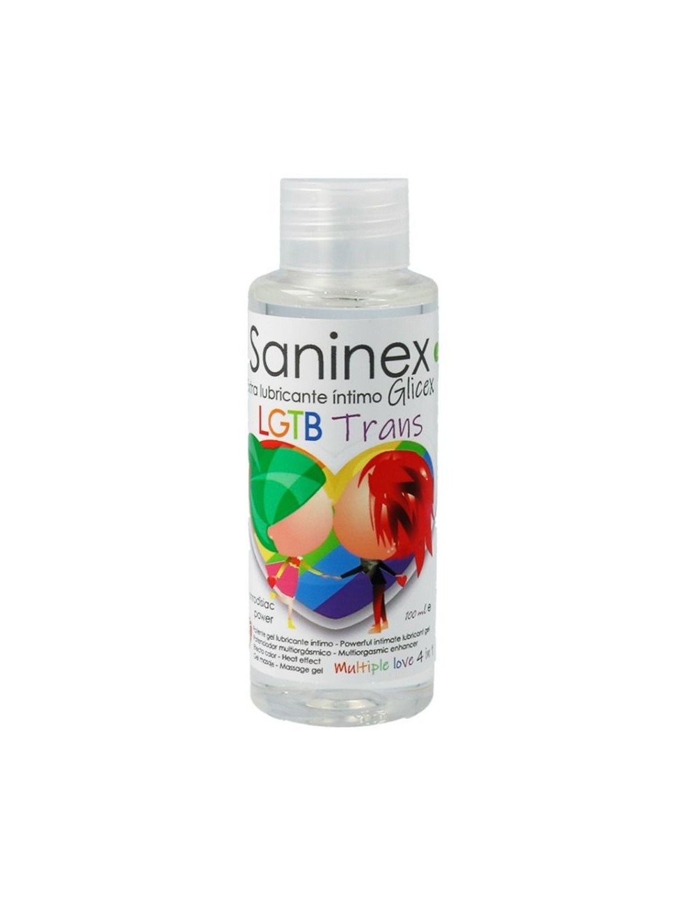 Sextoys - Lubrifiants - SANINEX LUBRIFIANT EXTRA INTIME GLICEX TRANS 100 ML - Saninex Oils/lubes