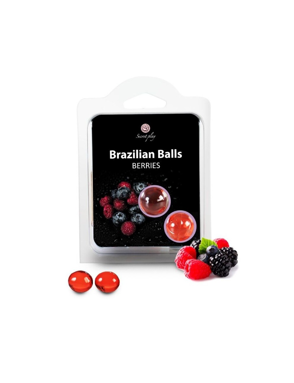 Sextoys - Jeux coquins - BALLES BRÃSILIENNES FRUITS DE LA FORÃT SET 2 BALLS - Secretplay Cosmetic