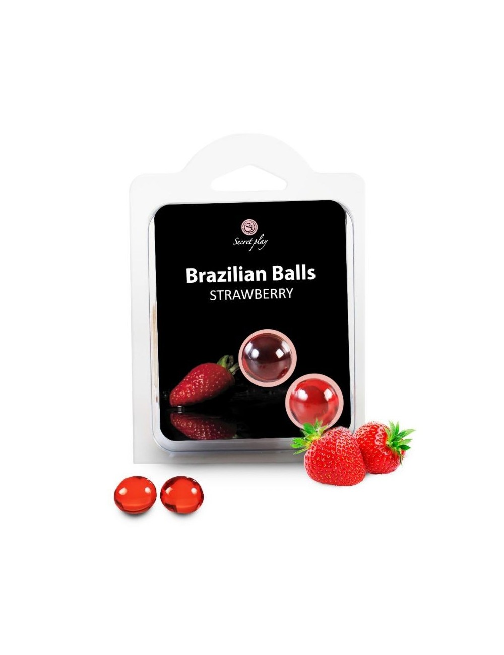 Sextoys - Boules de Geisha - BALLES BRÃSILIENNES FRAISES SET 2 BALLS - Secretplay Cosmetic