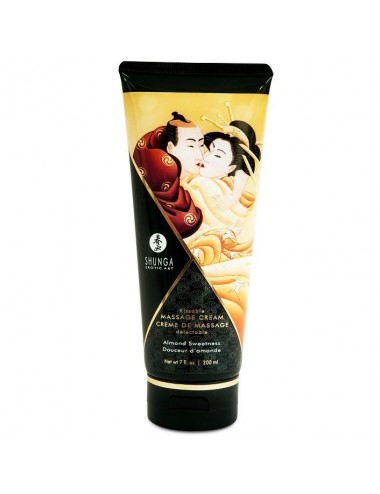 SHUNGA MASSAGE CREAM KISSABLE AMAND SWEETNESS 200ML - Huiles de massage - Shunga Massage Cream