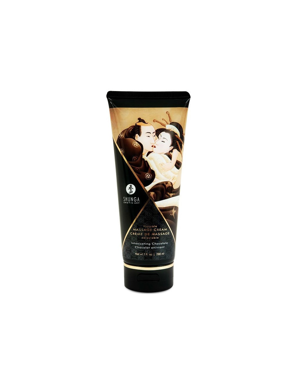 SHUNGA MASSAGE CREAM KISSABLE CHOCOLAT 200ML - Huiles de massage - Shunga Massage Cream