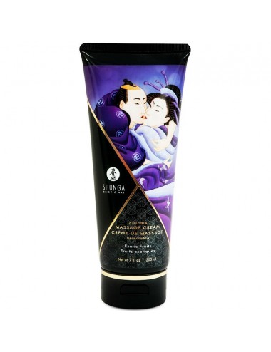 SHUNGA MASSAGE CREAM KISSABLE FRUITS EXOTIQUES 200ML - Huiles de massage - Shunga Massage Cream