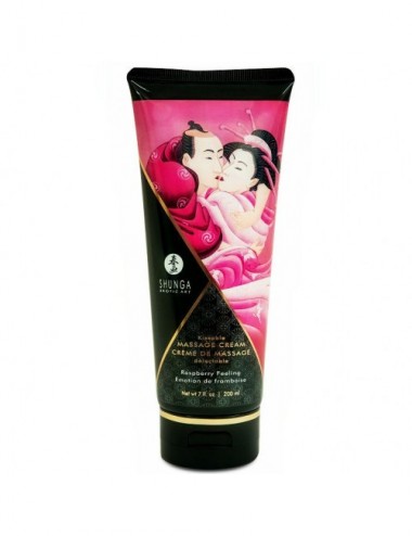 SHUNGA MASSAGE CREAM KISSABLE FRAMBOISE EMOTION 200ML - Huiles de massage - Shunga Massage Cream