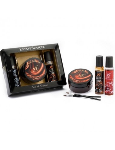 EXTASE SENSUAL KIT COFFRET CHOCOLAT AFRODISIAC - Huiles de massage - Extase Sensual