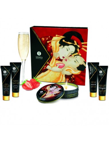 VIN DE FRAISE ÃTINCELANT GEISHA'S SECRETS - Huiles de massage - Shunga Kits