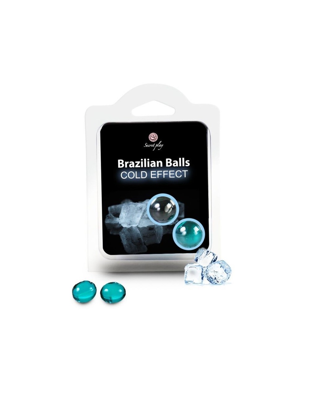 Sextoys - Jeux coquins - BALLES BRÃSILIENNES EFFET FROID 2 UNITES - Secretplay Cosmetic