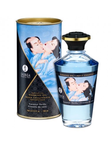 SHUNGA APHRODISIAQUE HUILE CHAUFFANTE NOIX DE COCO 100 ML - Aphrodisiaques - Shunga Oils