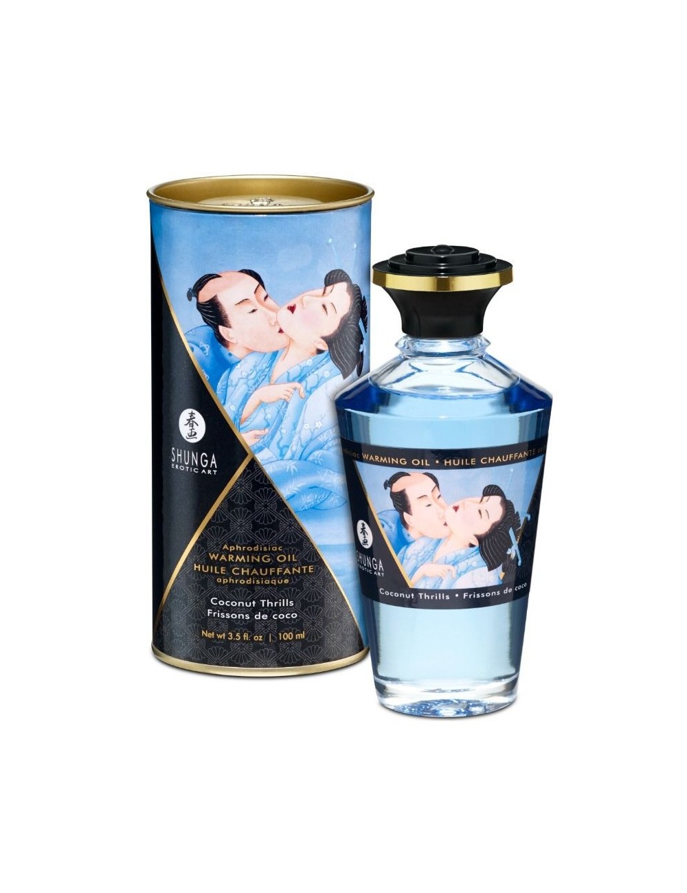 SHUNGA APHRODISIAQUE HUILE CHAUFFANTE NOIX DE COCO 100 ML - Aphrodisiaques - Shunga Oils