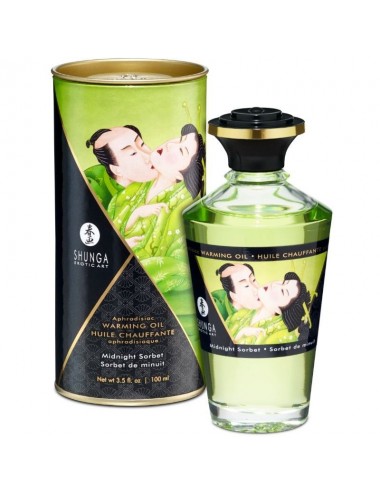 SHUNGA APHRODISIAQUE CHAUFFANT HUILE SORBET DE MINUIT 100 ML - Aphrodisiaques - Shunga Oils