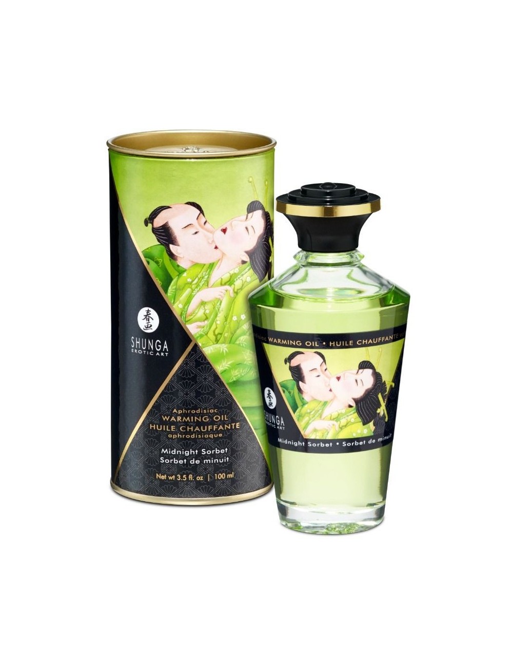 SHUNGA APHRODISIAQUE CHAUFFANT HUILE SORBET DE MINUIT 100 ML - Aphrodisiaques - Shunga Oils