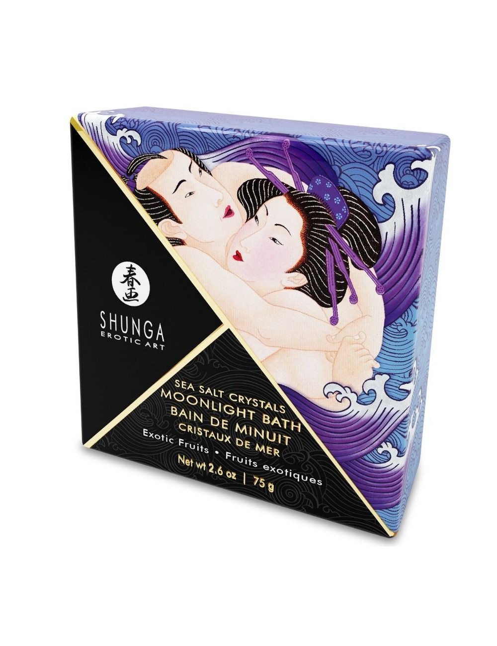 SHUNGA ORIENTAL CRYSTALS OCEANIA EXOTIC PURPLE 75GR - Huiles de massage - Shunga Bath Experience
