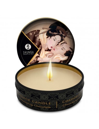 MINI CARESSE Ã LA BOUGIE BOUGIE DE MASSAGE CHOCOLAT HEADY - Bougies de massage - Shunga Candles