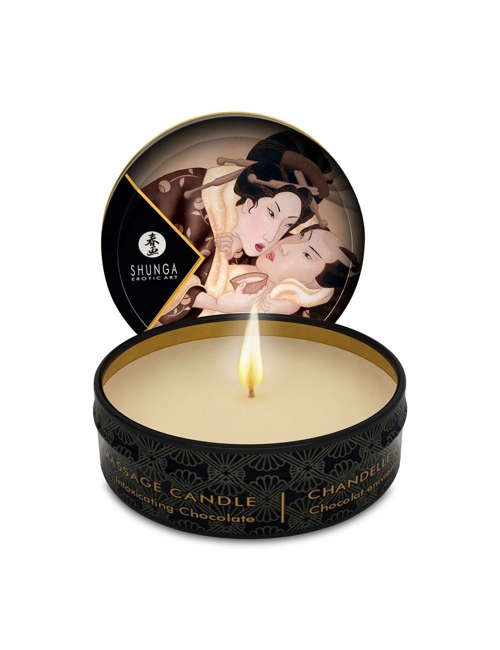 MINI CARESSE Ã LA BOUGIE BOUGIE DE MASSAGE CHOCOLAT HEADY - Bougies de massage - Shunga Candles