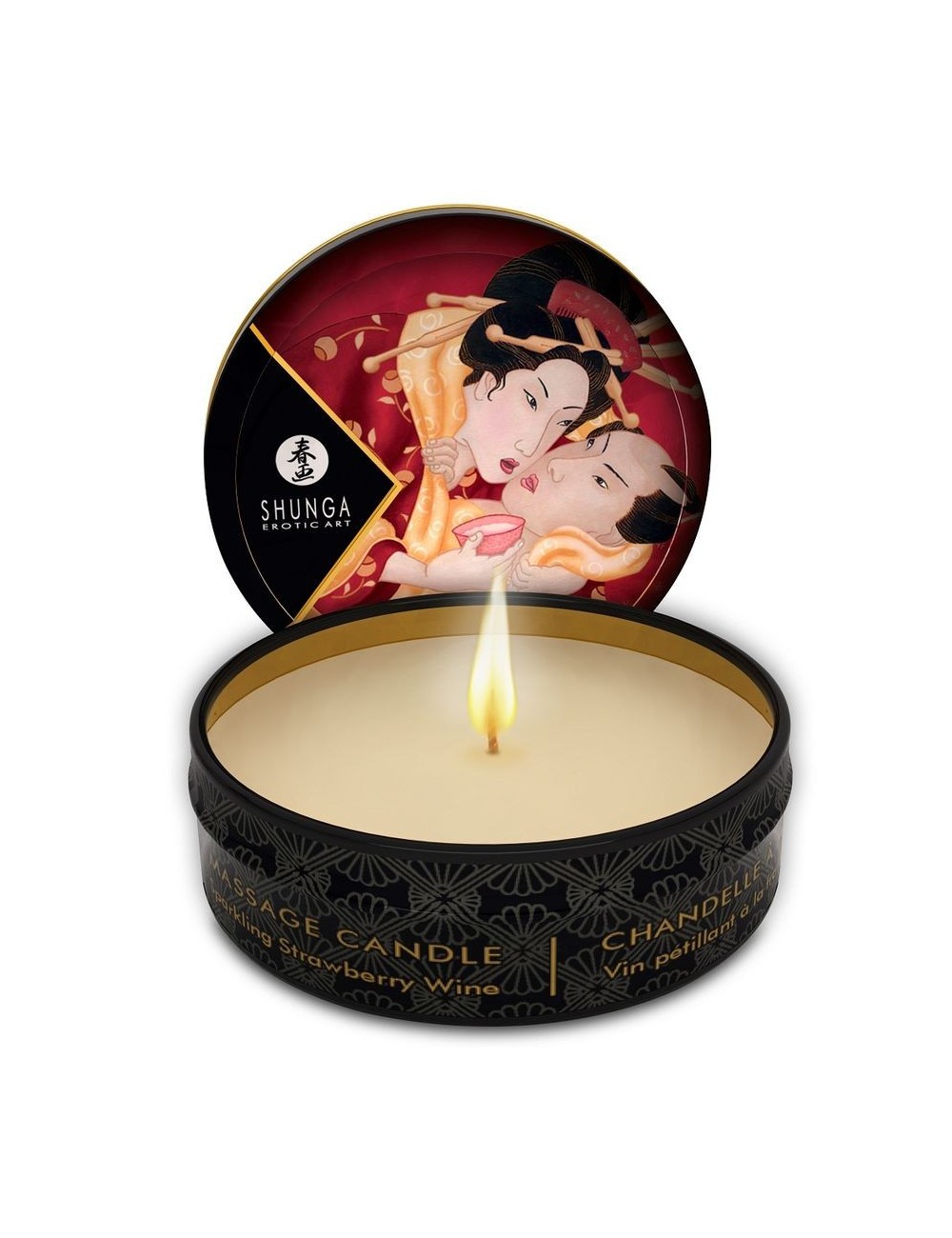 MINI CARESSE Ã LA BOUGIE MASSAGE BOUGIE VIN - Bougies de massage - Shunga Candles