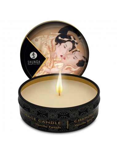 MINI CARESSE Ã LA BOUGIE BOUGIE DE MASSAGE VANILLE - Bougies de massage - Shunga Candles