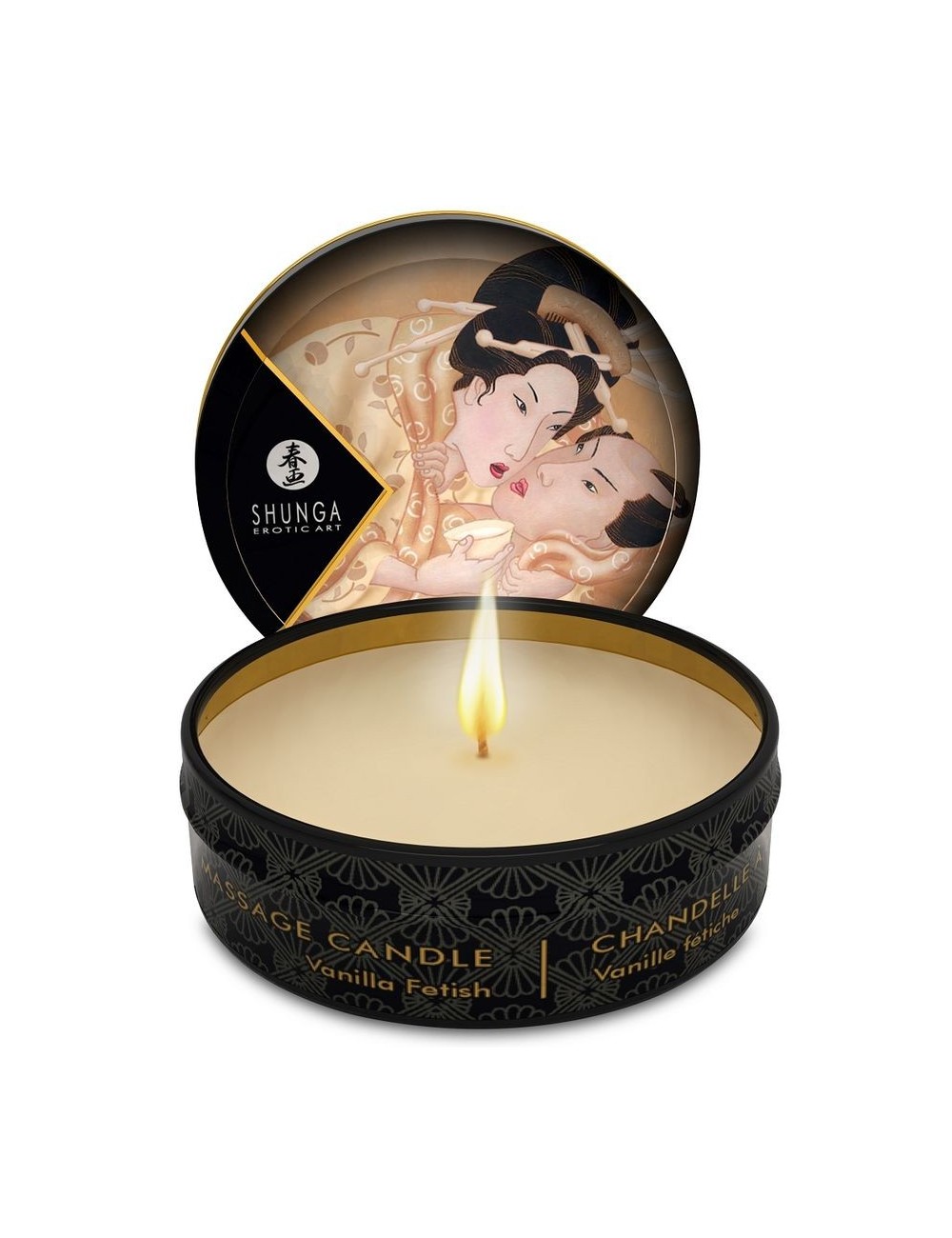 MINI CARESSE Ã LA BOUGIE BOUGIE DE MASSAGE VANILLE - Bougies de massage - Shunga Candles