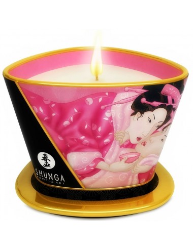 MINI CARESSE Ã LA BOUGIE BOUGIE DE MASSAGE ROSE APHRODISIE - Bougies de massage - Shunga Candles