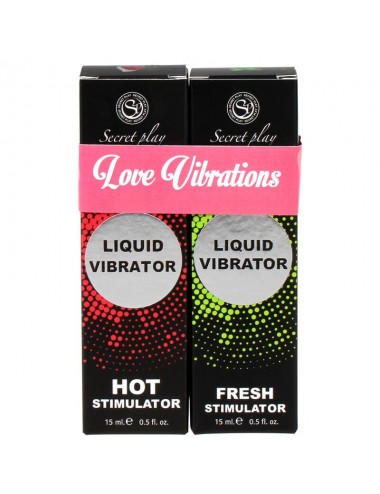 PACK DUO SECRETPLAY LOVE VIBRATIONS - Aphrodisiaques - Secretplay Cosmetic