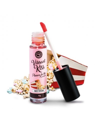 SECRETPLAY LIP GLOSS VIBRANT KISS SWEET POPCORN - Peintures de Corps - Secretplay Cosmetic