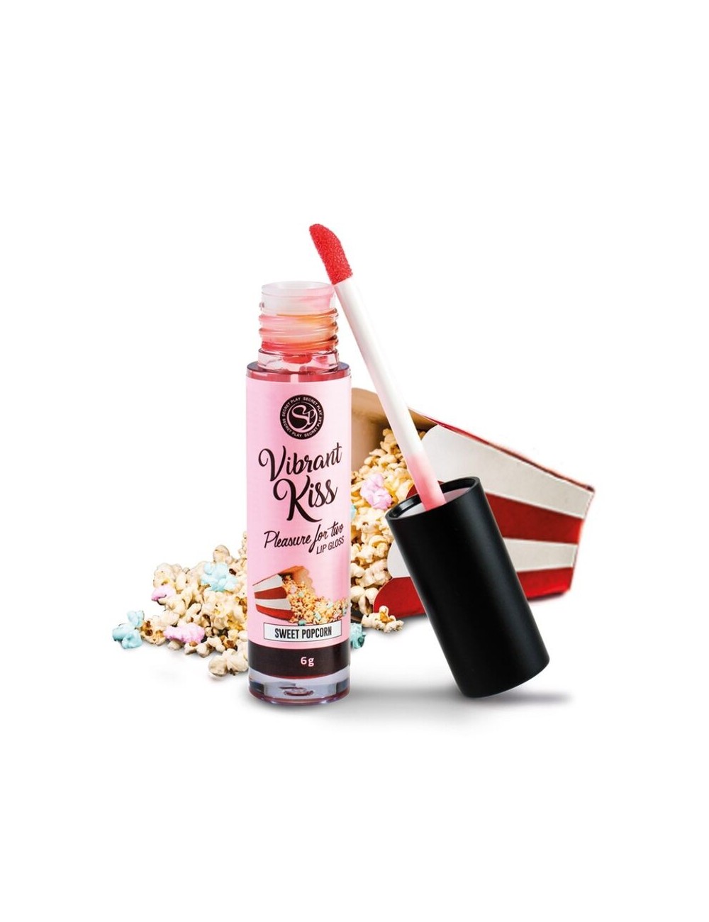 SECRETPLAY LIP GLOSS VIBRANT KISS SWEET POPCORN - Peintures de Corps - Secretplay Cosmetic