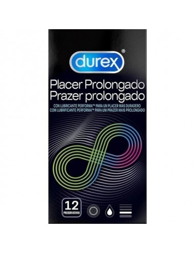 DUREX PLEASURE PROLONGED RETARDANT 12 UNITE - Aphrodisiaques - Durex Condoms