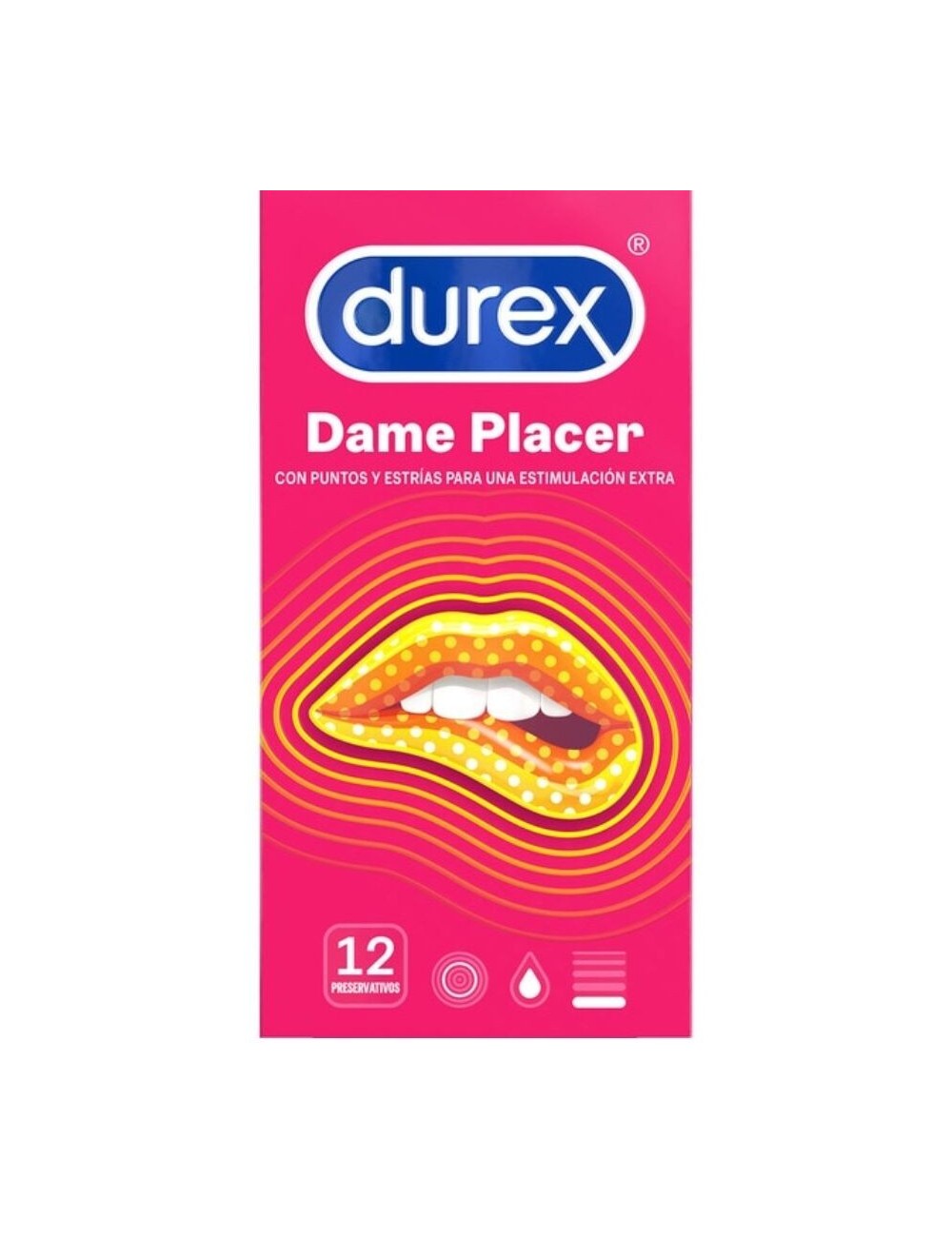 DUREX DAME PLEASURE 12 UNITES - Aphrodisiaques - Durex Condoms