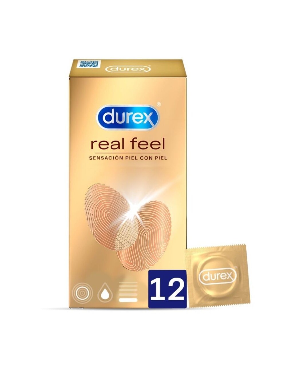 DUREX REAL FEEL 12 UNITES - Aphrodisiaques - Durex Condoms