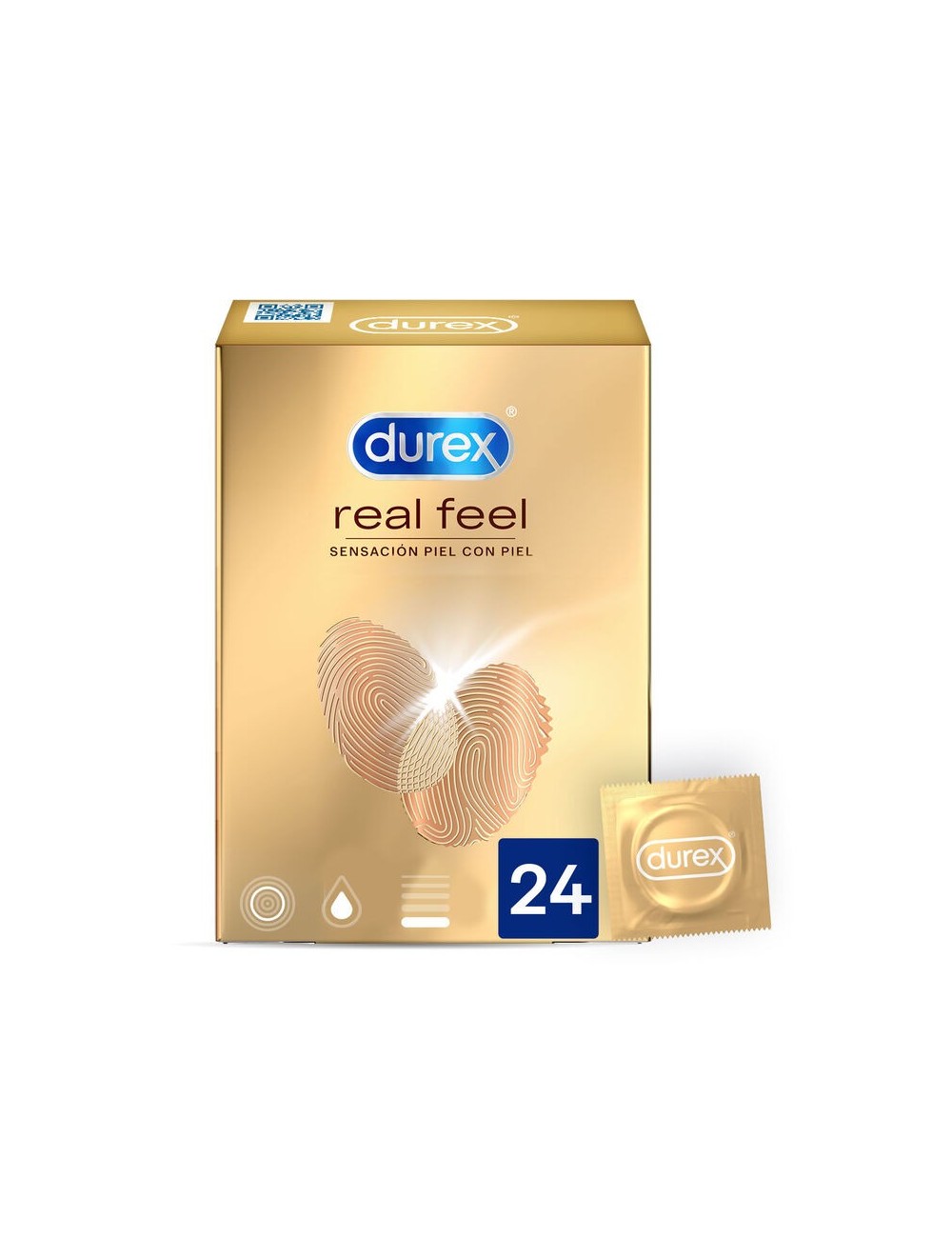 DUREX REAL FEEL 24 UNITES - Aphrodisiaques - Durex Condoms