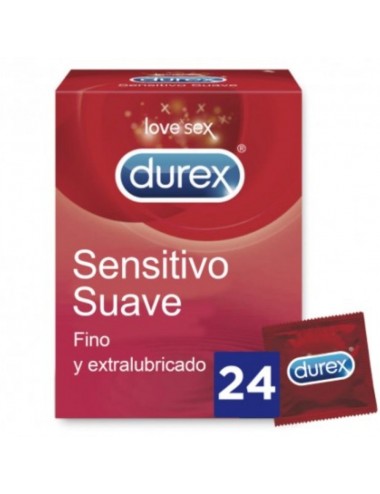 UNITES SOFT SENSITIVE DUREX 24 - Aphrodisiaques - Durex Condoms