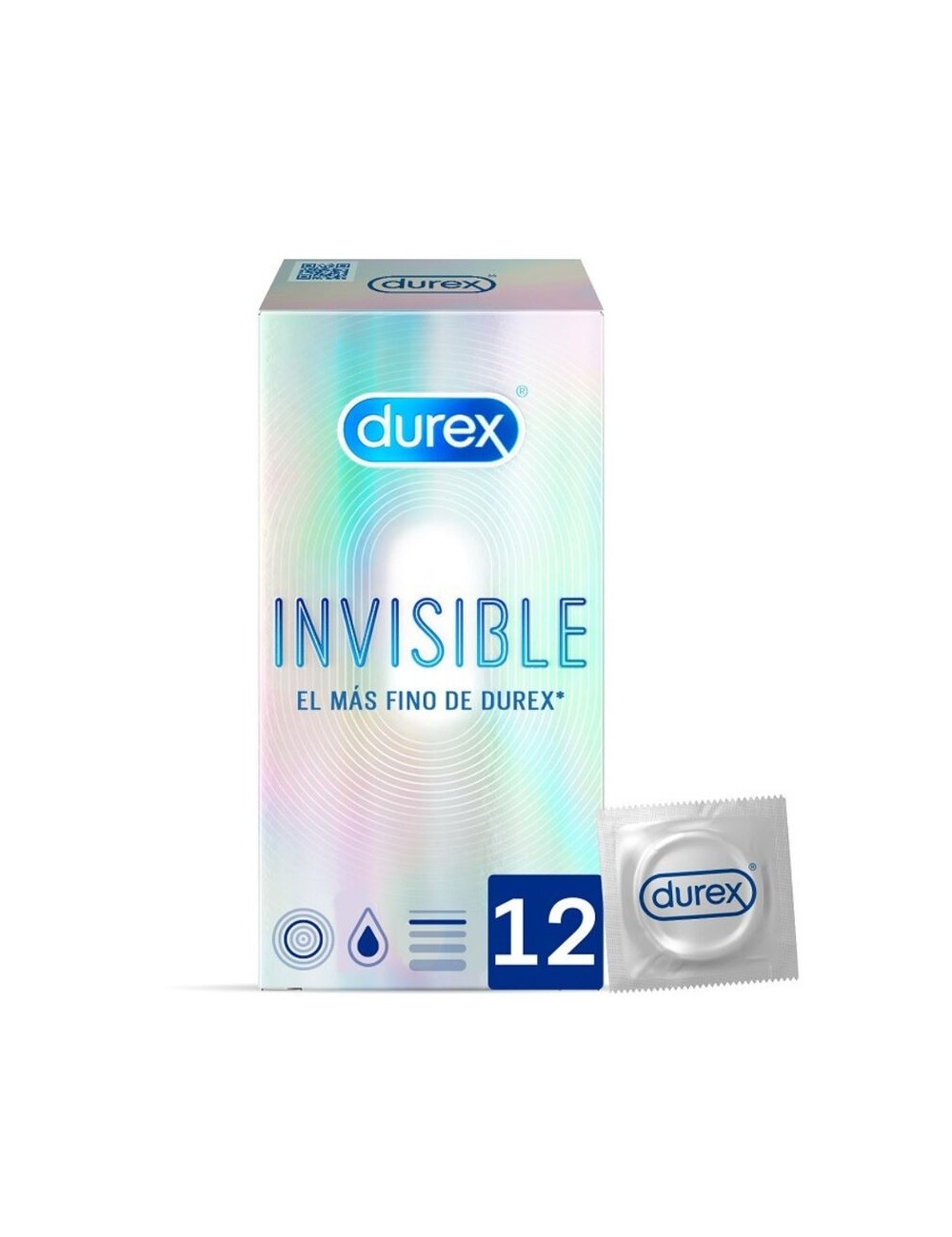 INVISIBLE EXTRA FINE DUREX 12 UNITES - Aphrodisiaques - Durex Condoms