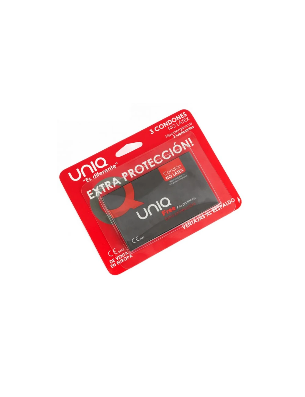 UNIQ FREE LATEX AVEC BAGUE 3UDS - Plaisirs Intimes - Uniq UNIQ FREE LATEX AVEC BAGUE 3UDS - Plaisirs Intimes - Uniq