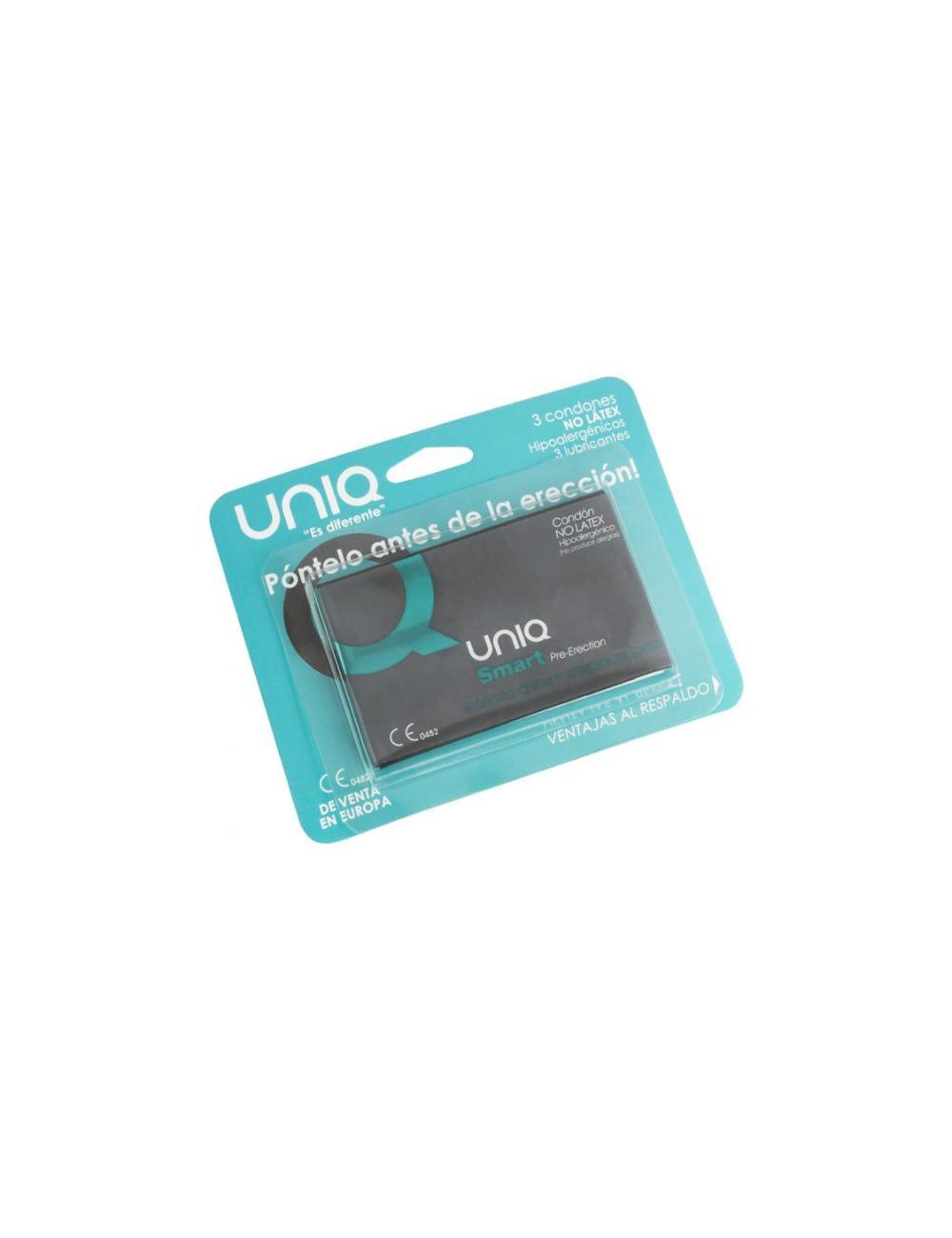 UNIQ SMART PRE-ERECTION FREE LATEX 3UDS - Plaisirs Intimes - Uniq