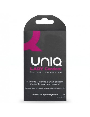 UNIQUE LADY CONDOM FRE LATEX 3 UDS - Plaisirs Intimes - Uniq