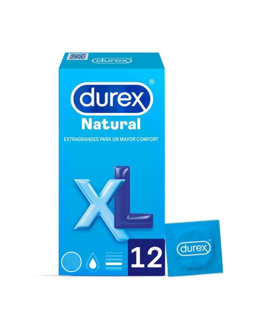 DUREX NATURAL XL 12 UNITES - Aphrodisiaques - Durex Condoms