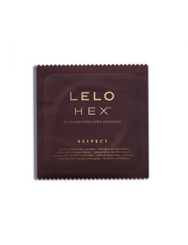 LELO HEX CONDOMS RESPECT XL 36 PACK - Plaisirs Intimes - Lelo
