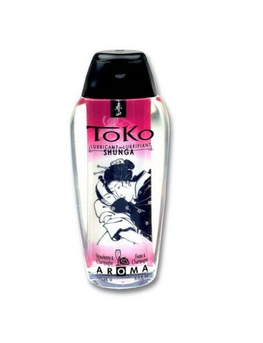 SHUNGA TOKO AROMA LUBRIFIANT FRAISE ET CHAMPAGNE - Huiles de massage - Shunga Lubricants