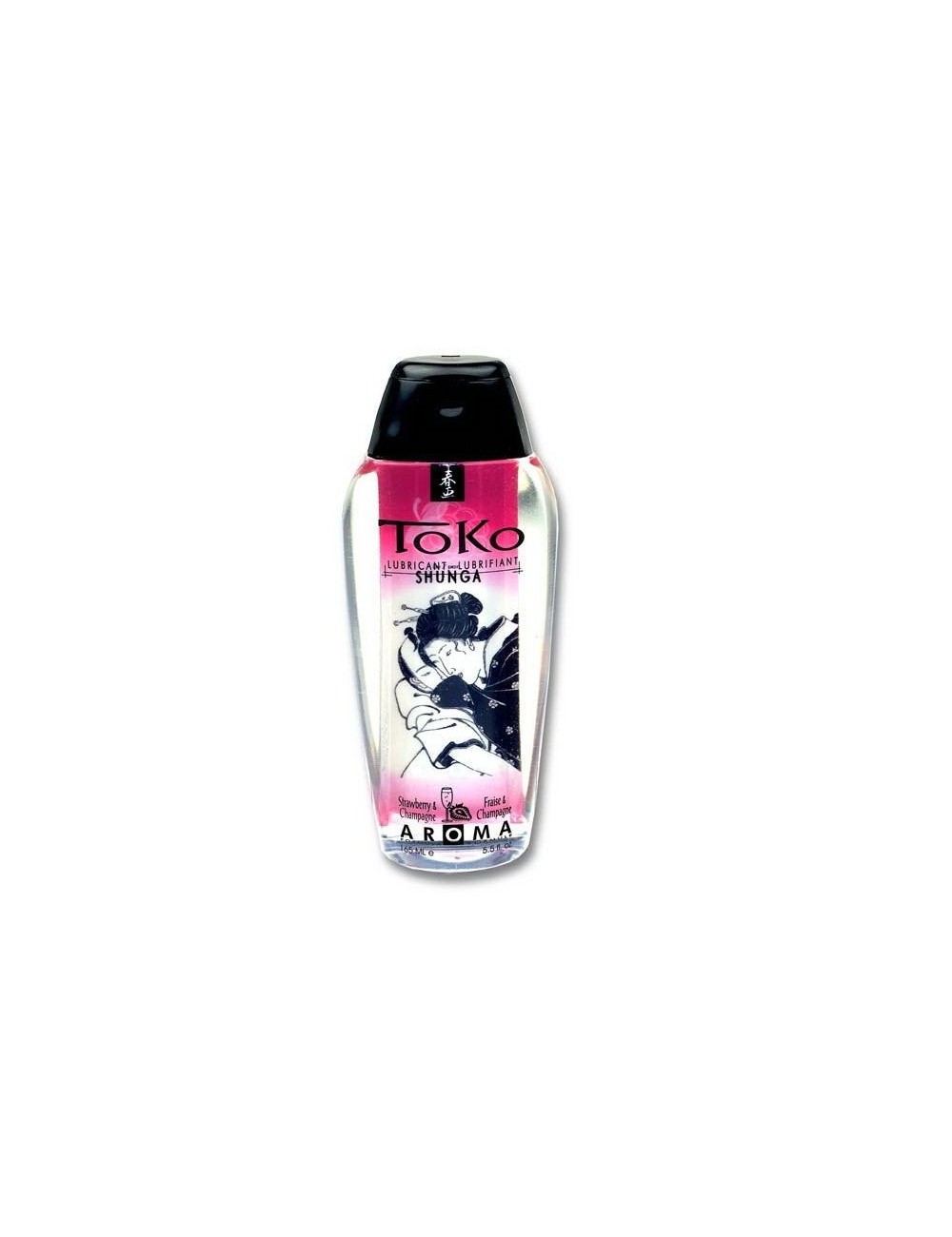 SHUNGA TOKO AROMA LUBRIFIANT FRAISE ET CHAMPAGNE - Huiles de massage - Shunga Lubricants