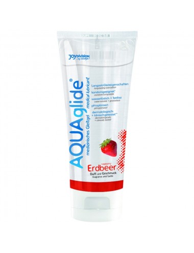 LUBRIFIANT AQUAGLIDE FRAISE 100 ML - Huiles de massage - JOYDIVISION AQUAGLIDE