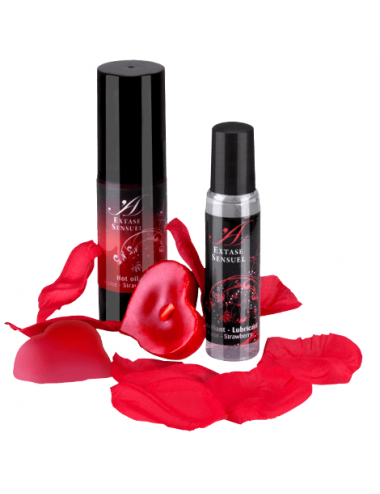 EXTASE SENSUEL COFFRET ROUGE TENTATION - Huiles de massage - Extase Sensual