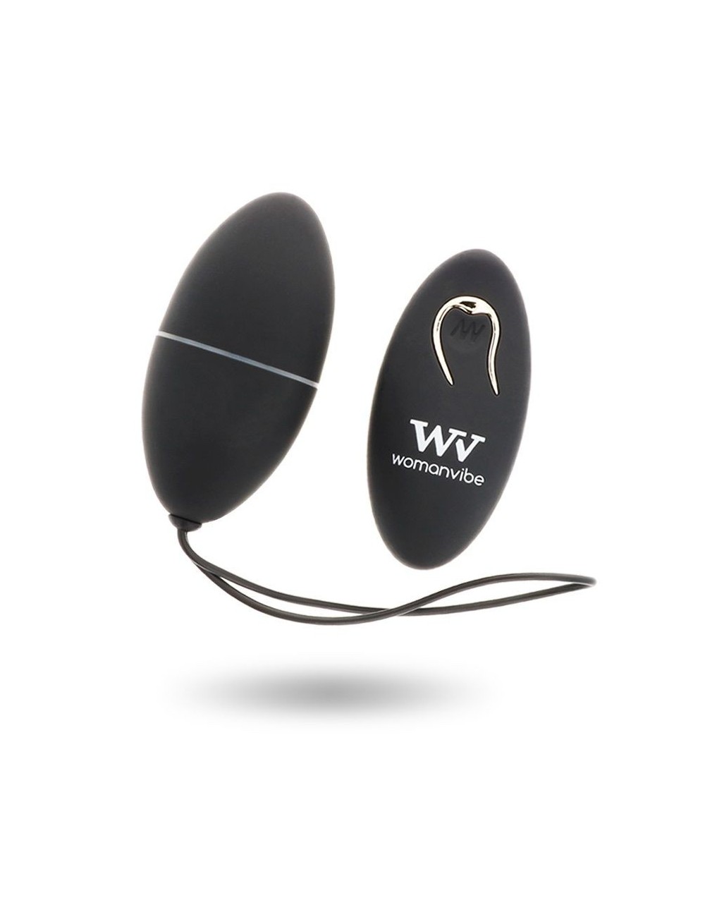 Sextoys - Masturbateurs & Stimulateurs - WOMANVIBE ALSAN EGG TELECOMMANDE NOIR SILICONE NOIR - Womanvibe