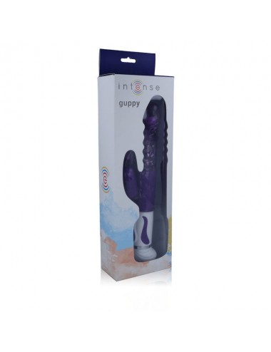 Sextoys - Masturbateurs & Stimulateurs - INTENSE GUPPY VIBRATOR RABBIT PURPLE - Intense Fun