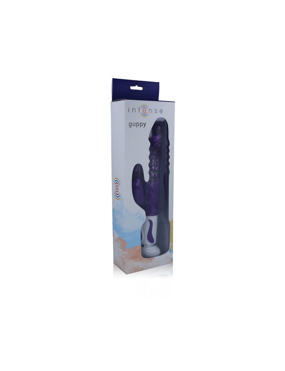 Sextoys - Masturbateurs & Stimulateurs - INTENSE GUPPY VIBRATOR RABBIT PURPLE - Intense Fun