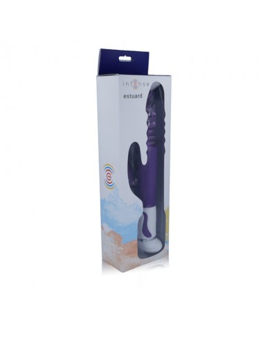 Sextoys - Masturbateurs & Stimulateurs - INTENSE ESTUARD VIBRATOR RABBIT PURPLE - Intense Fun