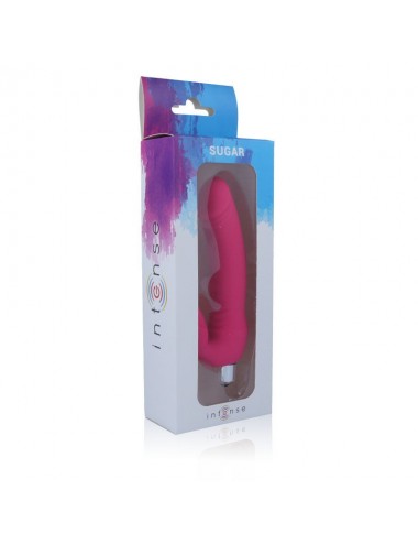 Sextoys - Masturbateurs & Stimulateurs - SUCRE INTENSE SEPT VITESSE SILICONE ROSE CHAUD - Intense Fun