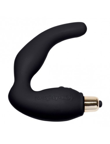 Sextoys - Vibromasseurs - NAUGHTY-BOY MASSAGER VIBRANT 7 VITESSES NOIR - Rocks-off